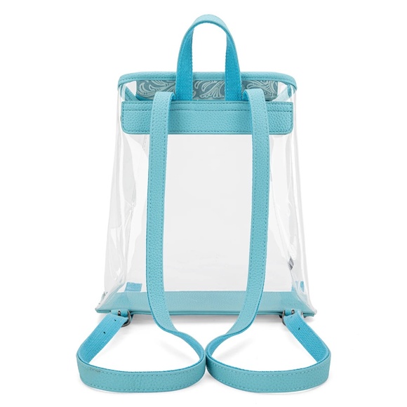 Montana West Western Clear Backpack- Turquoise